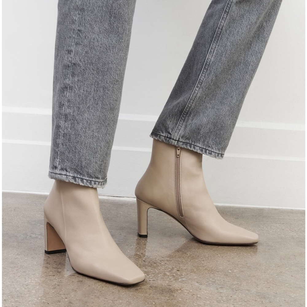 Marcella NYC boutique Dorset Narrow Heel Boots in Sand